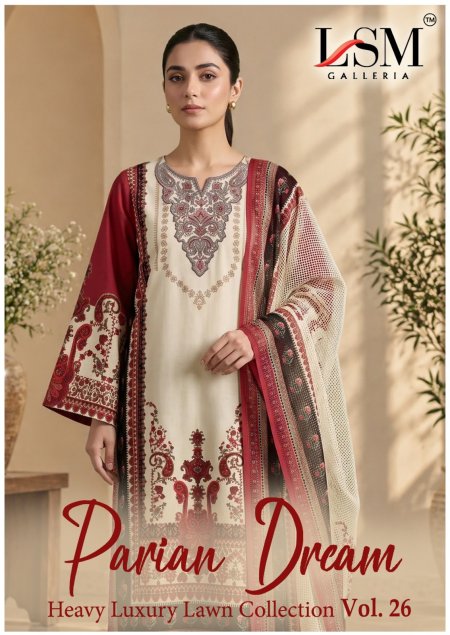 Parian Dream Vol 26 By Lsm Cotton Printed Dress Material 